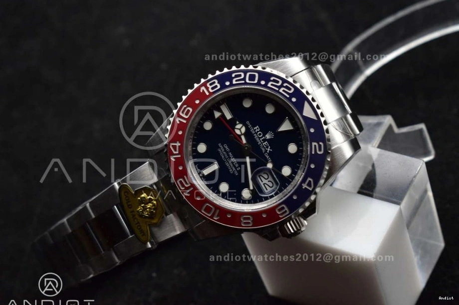 Edition II GMT 126719 Bracelet Weight Gold on Gain BLRO Factory Master Black VR3285 Oyster 1:1 CHS Dial Best 0507